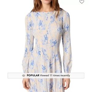 Maje
Patterned Pleated Dress